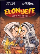 Buchcover und Innenansicht für das Buch: Elon & Jeff on Mars