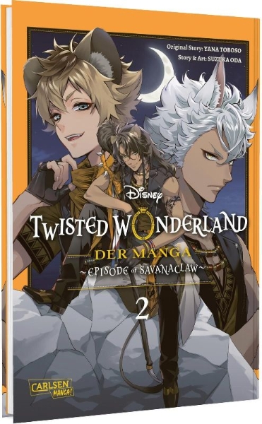 Buchcover und Innenansicht für das Buch: Twisted Wonderland: The Comic - Episode of Savanaclaw