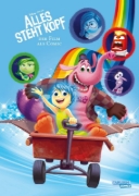 Buchcover und Innenansicht für das Buch: The Story of the Movie in Comics. Inside Out