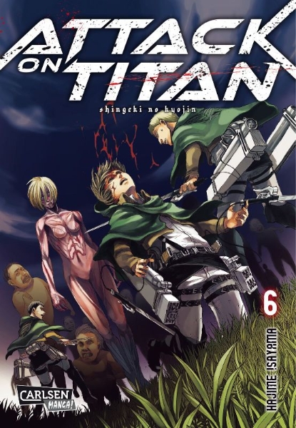 Buchcover und Innenansicht für das Buch: Shingeki no Kyojin