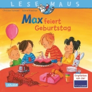 Buchcover und Innenansicht für das Buch: LESEMAUS 21: Max feiert Geburtstag