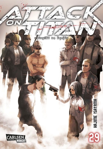 Buchcover und Innenansicht für das Buch: Shingeki no Kyojin