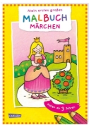 Buchcover und Innenansicht für das Buch: Mein erstes großes Malbuch: Märchen: Malen ab 3 Jahren