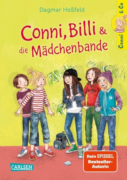 Buchcover und Innenansicht für das Buch: Conni & Co 5: Conni, Billi und die Mädchenbande