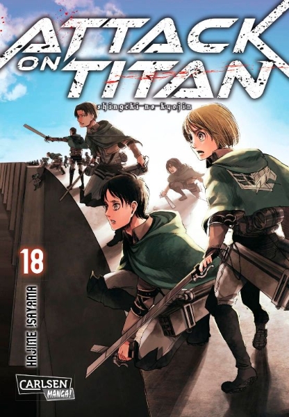 Buchcover und Innenansicht für das Buch: Shingeki no Kyojin