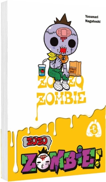 Buchcover und Innenansicht für das Buch: ZOZOZO ZOMBIE-KUN