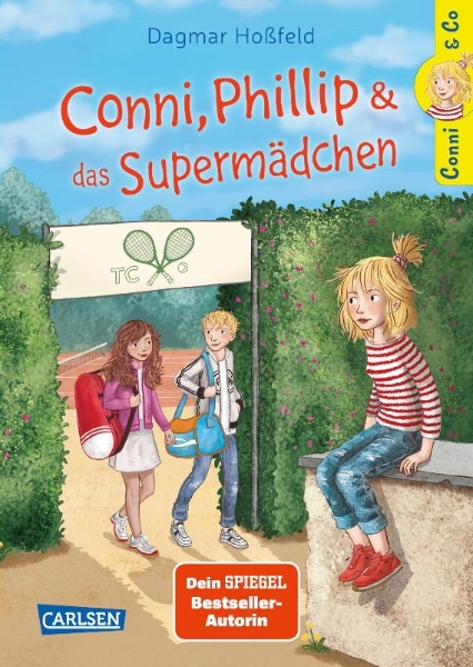 Buchcover und Innenansicht für das Buch: Conni & Co 7: Conni, Phillip und das Supermädchen