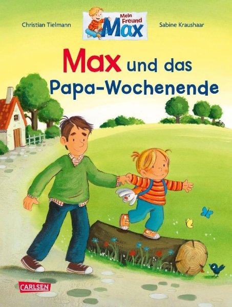 Buchcover und Innenansicht für das Buch: Max-Bilderbücher: Max und das Papa-Wochenende