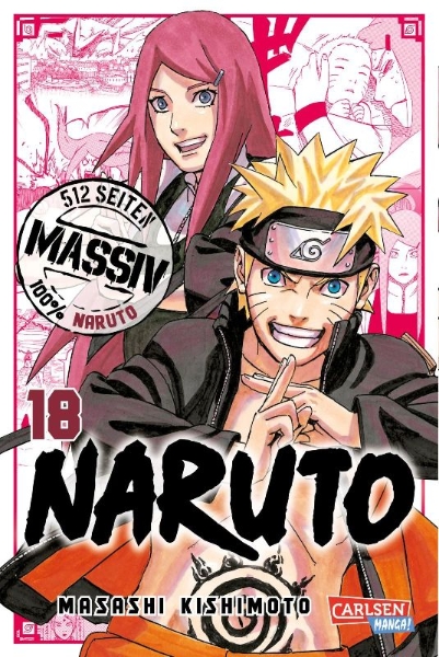 Buchcover und Innenansicht für das Buch: NARUTO Massiv 18