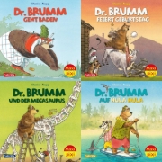 Buchcover und Innenansicht für das Buch: Maxi-Pixi-4er-Set 91: Neues von Dr. Brumm (4x1 Exemplar)