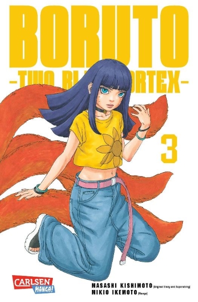 Buchcover und Innenansicht für das Buch: Boruto -Two Blue Vortex-