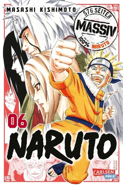 Buchcover und Innenansicht für das Buch: NARUTO Massiv 6