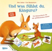 Buchcover und Innenansicht für das Buch: Und was fühlst du, Känguru?