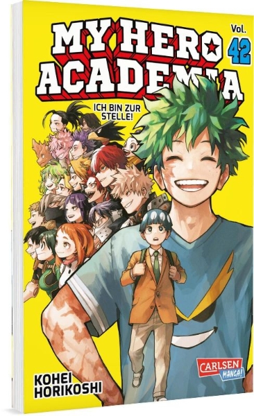 Buchcover und Innenansicht für das Buch: Boku no Hero Academia