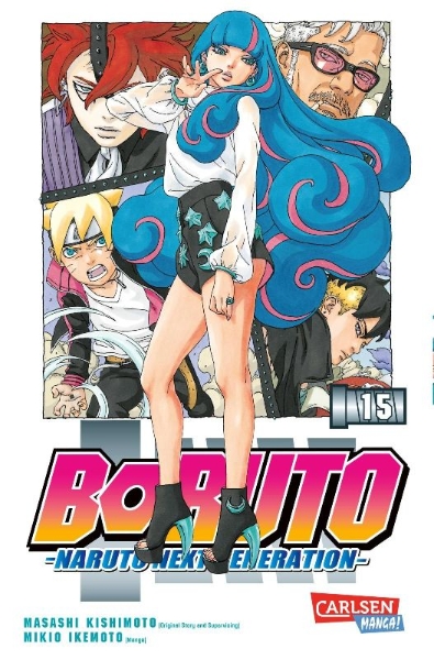 Buchcover und Innenansicht für das Buch: Boruto: Naruto next Generations