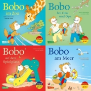 Buchcover und Innenansicht für das Buch: Maxi-Pixi-4er-Set 86: Bobo Siebenschläfer (4x1 Exemplar)