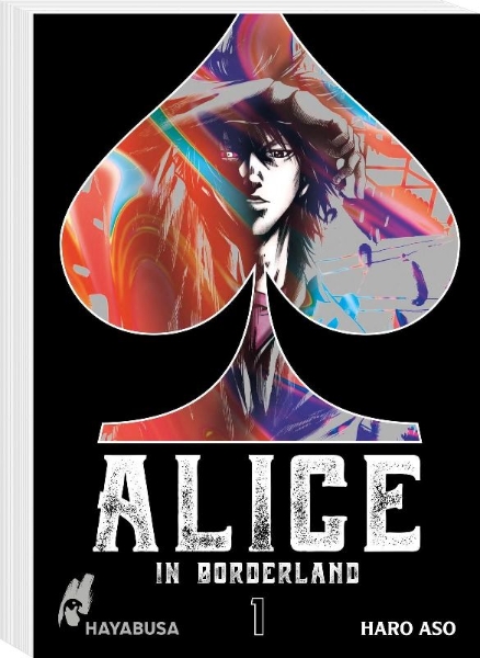 Buchcover und Innenansicht für das Buch: Imawa no Kuni no Alice