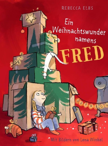 Buchcover und Innenansicht für das Buch: Ein Weihnachtswunder namens Fred