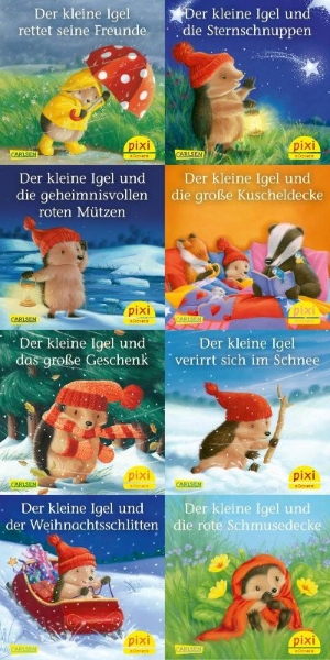Buchcover und Innenansicht für das Buch: Pixi-Serie 263: Der kleine Igel (8x8 Exemplare)