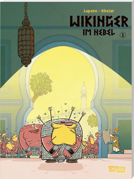 Buchcover und Innenansicht für das Buch: Vikings dans la brume - Tome 2