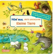 Buchcover und Innenansicht für das Buch: Hör mal (Soundbuch): Erste Geschichten: Kleine Tiere
