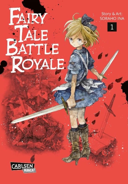 Buchcover und Innenansicht für das Buch: Otogibanashi Battle Royal