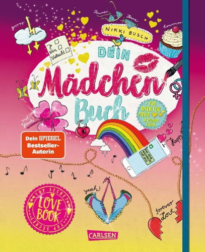 Buchcover und Innenansicht für das Buch: Dein Mädchenbuch: Lovebook