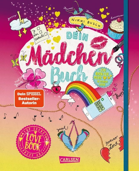 Buchcover und Innenansicht für das Buch: Dein Mädchenbuch: Lovebook