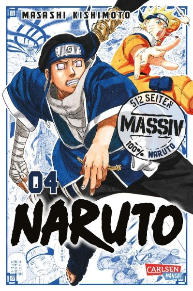 Buchcover und Innenansicht für das Buch: NARUTO Massiv 4