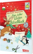 Buchcover und Innenansicht für das Buch: Mein dicker Winter-Rätselblock