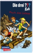 Buchcover und Innenansicht für das Buch: Die drei ??? Kids 11: Fluch des Goldes