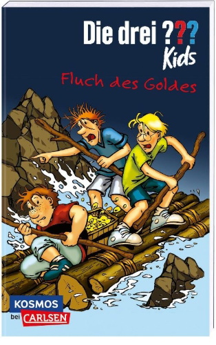 Buchcover und Innenansicht für das Buch: Die drei ??? Kids 11: Fluch des Goldes