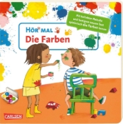 Buchcover und Innenansicht für das Buch: Hör mal (Soundbuch): Die Farben