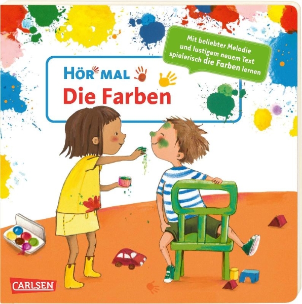 Buchcover und Innenansicht für das Buch: Hör mal (Soundbuch): Die Farben