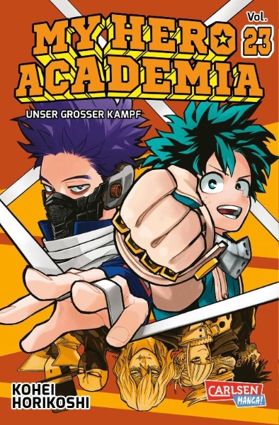 Buchcover und Innenansicht für das Buch: Boku no Hero Academia