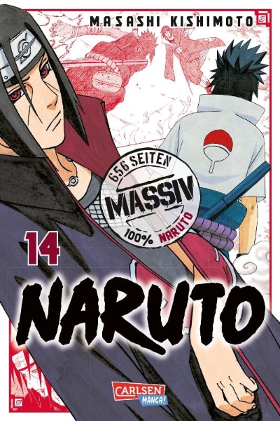 Buchcover und Innenansicht für das Buch: NARUTO Massiv 14