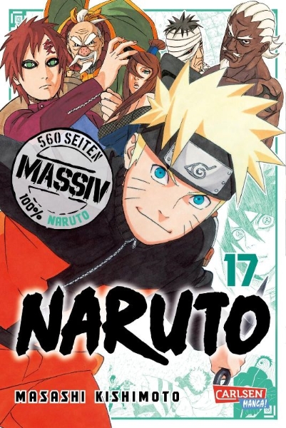 Buchcover und Innenansicht für das Buch: NARUTO Massiv 17