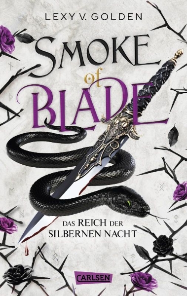 Buchcover und Innenansicht für das Buch: Smoke of Blade. Das Reich der silbernen Nacht (Scepter of Blood 3)