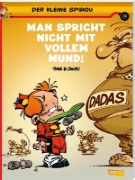 Buchcover und Innenansicht für das Buch: Der kleine Spirou 19: Man spricht nicht mit vollem Mund!!