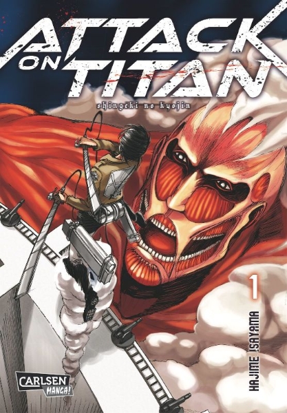 Buchcover und Innenansicht für das Buch: Shingeki no Kyojin