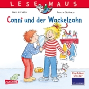 Buchcover und Innenansicht für das Buch: Conni und der Wackelzahn