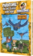 Buchcover und Innenansicht für das Buch: Phantome - bis die Flügel krachen! Für Fans von Minecraft