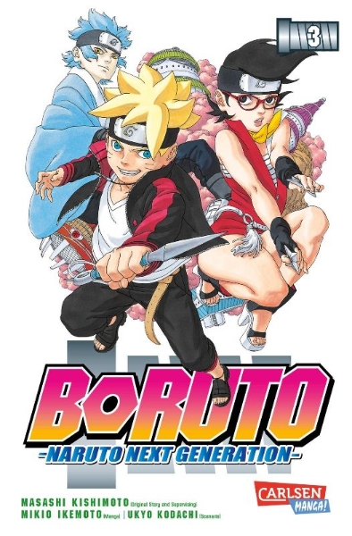 Buchcover und Innenansicht für das Buch: Boruto: Naruto next Generations