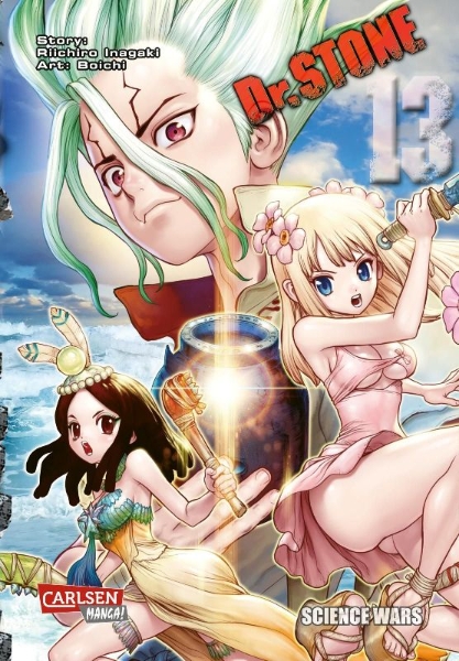 Buchcover und Innenansicht für das Buch: Dr. Stone