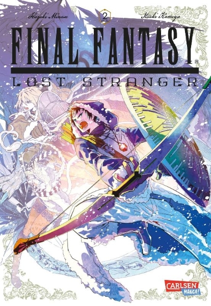 Buchcover und Innenansicht für das Buch: Final Fantasy Lost Stranger