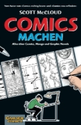 Buchcover und Innenansicht für das Buch: Comics machen