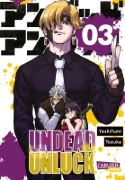 Buchcover und Innenansicht für das Buch: Undead Unluck