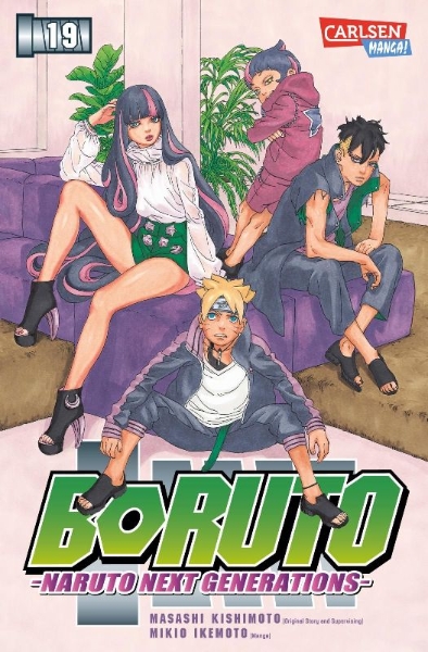 Buchcover und Innenansicht für das Buch: Boruto: Naruto next Generations