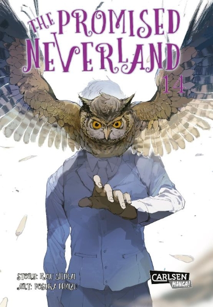 Buchcover und Innenansicht für das Buch: Yakusoku no Neverland