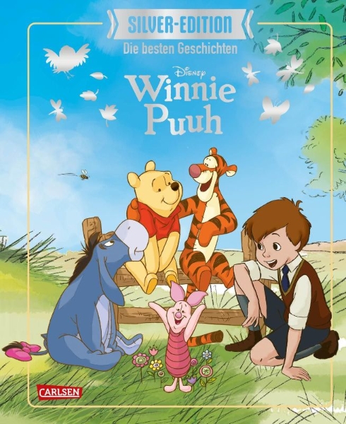 Buchcover und Innenansicht für das Buch: Disney Silver-Edition: Das große Buch mit den besten Geschichten - Winnie Puuh
